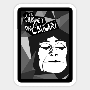 The Cabinet Of Dr. Caligari - The Somnambulist. Sticker